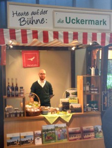 Der Heimatladen auf der Internationalen Grünen Woche 2015, Uckermark-Tag (Foto ZiBeV)